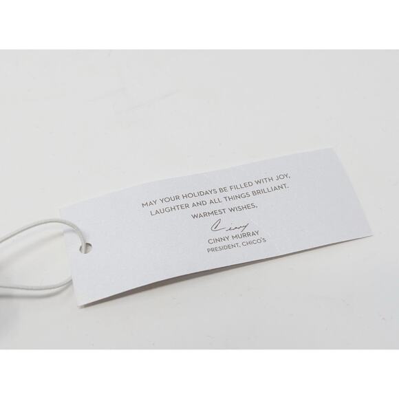 Chico's Bracelet Silver-Tone Rhinestone Multi-Strand Layered Chain Stretch New - Picture 6 of 6